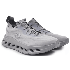 Loewe x On Running Cloudtilt Grey on feet Dubai