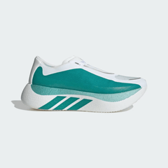 Side profile of adidas Hyperboost Edge Green running shoes
