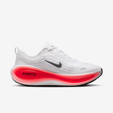 Nike Vomero Plus White | Bright Crimson side profile