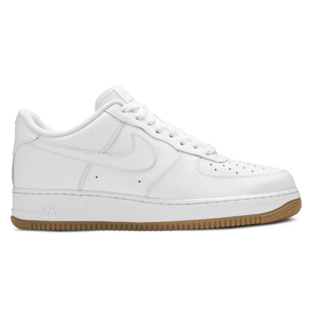 Air Force 1 07 White Gum Light Brown side profile