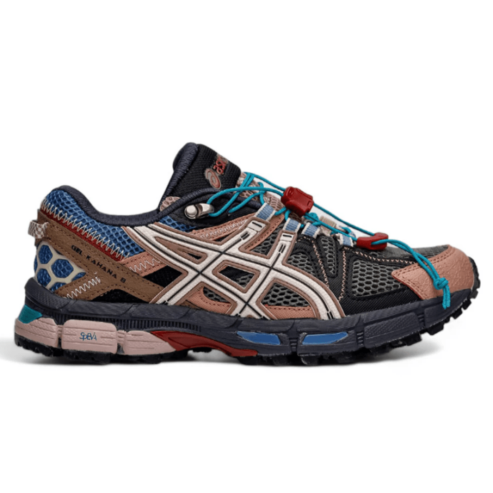Asics Gel Kahana 8 FL "Brown Blue" - Cloud Treadasics brown blue sneakers uaeasics brown trail shoes dubai