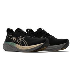 Asics Gel Nimbus 26 Platinum 'Black Champagne' - Cloud Treadasics black champagne dubaiasics gel nimbus 26 uae