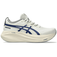 Asics Gel Nimbus 27 "Birch /Indigo Blue" - Cloud Treadasics gel nimbus uaeasics lifestyle shoes dubai