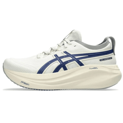 Asics Gel Nimbus 27 "Birch /Indigo Blue" - Cloud Treadasics gel nimbus uaeasics lifestyle shoes dubai