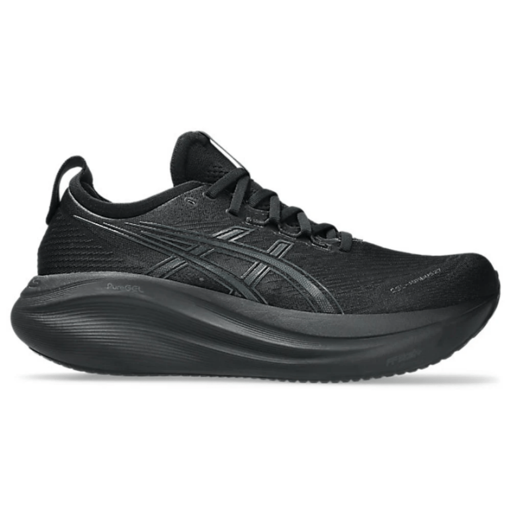 Asics Gel Nimbus 27 "Black/Graphite Grey" - Cloud Treadasics 2025 dubaiasics gel nimbus 27 black grey uae