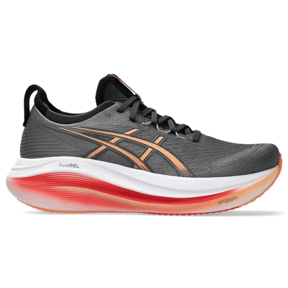 Asics Gel Nimbus 27 'Carbon / Mojave' - Cloud Treadasics gel nimbus carbon mojaveasics running shoes uae