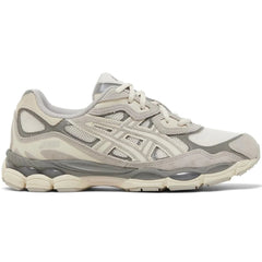 ASICS GEL - NYC – Sleek Cream & Grey Sneakers with Gel Cushioning - Cloud Tread
