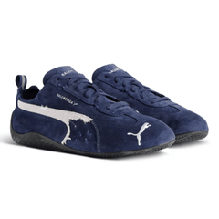 Balenciaga x Puma Speedcat Suede 'Navy White' - Cloud Treadbalenciaga puma collabbalenciaga puma speedcat navy white