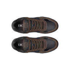 Dior B27 Uptown Low - Top Sneaker "Deep Brown Suede, Black Smooth" - Cloud Treadbuy dior b27 uptown dubaidior b27 brown black sneakers uae
