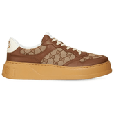 Gucci Gg Canvas leather - trimmed sneakers - Cloud Treadbuy gucci gg sneakers dubaigucci 2025 sneakers dubai