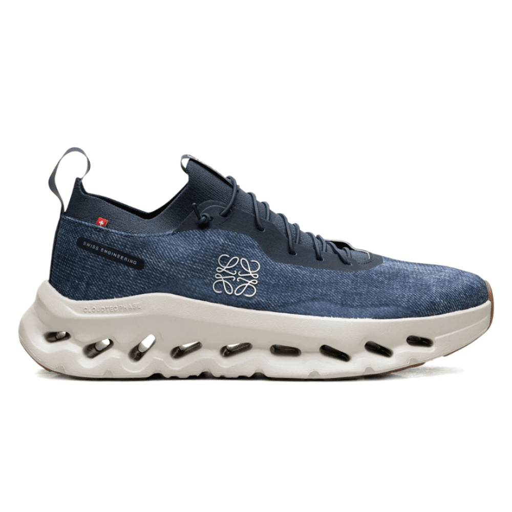 Loewe x On Running Cloudtilt Denim Blue side profile
