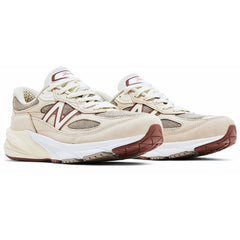 New Balance 990v6 MiUSA x Loro Piana – Raw Cashew Colorway with Nubuck & Mesh Upper - Cloud Tread