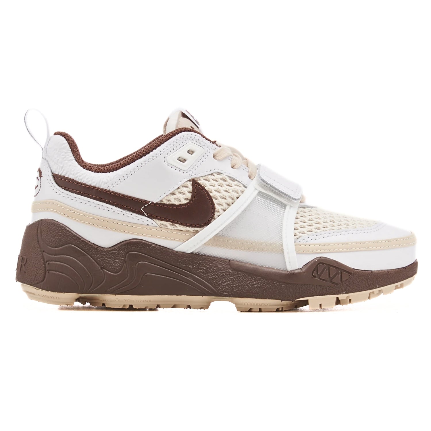 Nike x Travis Scott Zoom Field Jaxx – Leather & Mesh Sneakers - Cloud Tread