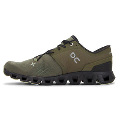 ON Cloud X3 Olive Green - Running & Training Shoes - Cloud Tread