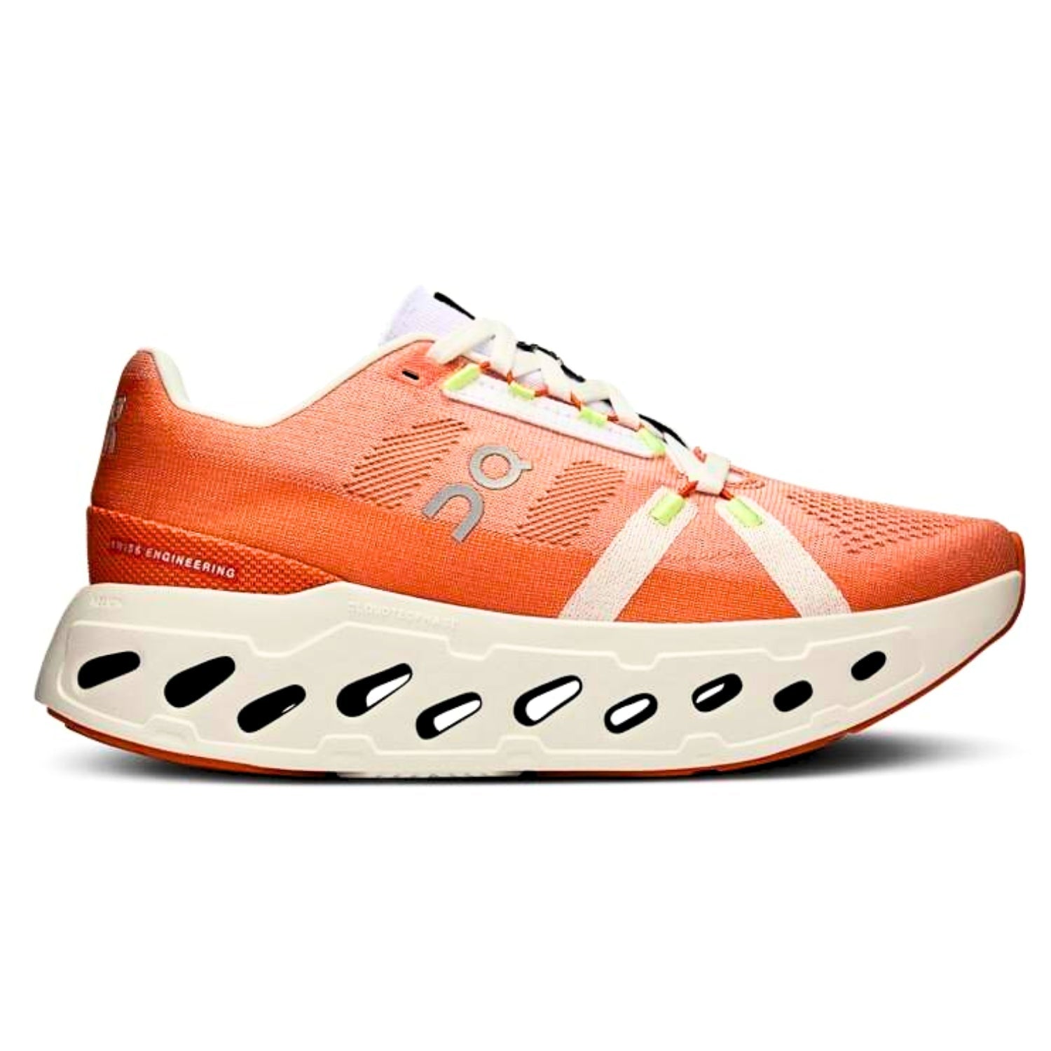 On Cloudeclipse – Ultra - Comfort Performance Sneakers in Carrot Orange - Cloud Tread