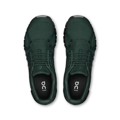 On Running Cloud 6 Evergreen Black upper detail