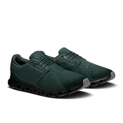 On Running Cloud 6 Evergreen Black heel view