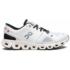 On Running Cloud X 3 Ivory Lightweight Performance Sneakers - Cloud Tread