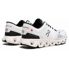 On Running Cloud X 3 Ivory Lightweight Performance Sneakers - Cloud Tread