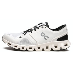 On Running Cloud X 3 Ivory Lightweight Performance Sneakers - Cloud Tread