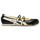 Onitsuka Tiger Mexico 66 TGRS Women's Strap Slip - Ons – Black & Cream - Cloud Tread