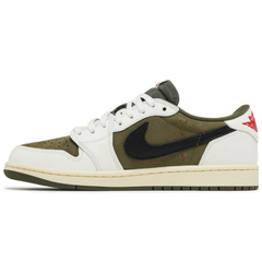 Travis Scott x Nike Air Jordan 1 Reverse Olive Side Profile UAE