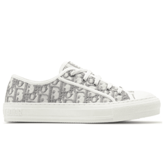 WALK’N’DIOR Embroidered Canvas Low Grey side profile