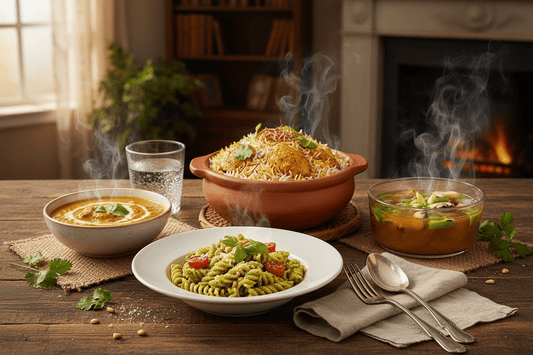 comfort food popular dishes UAE rice curry soup pasta