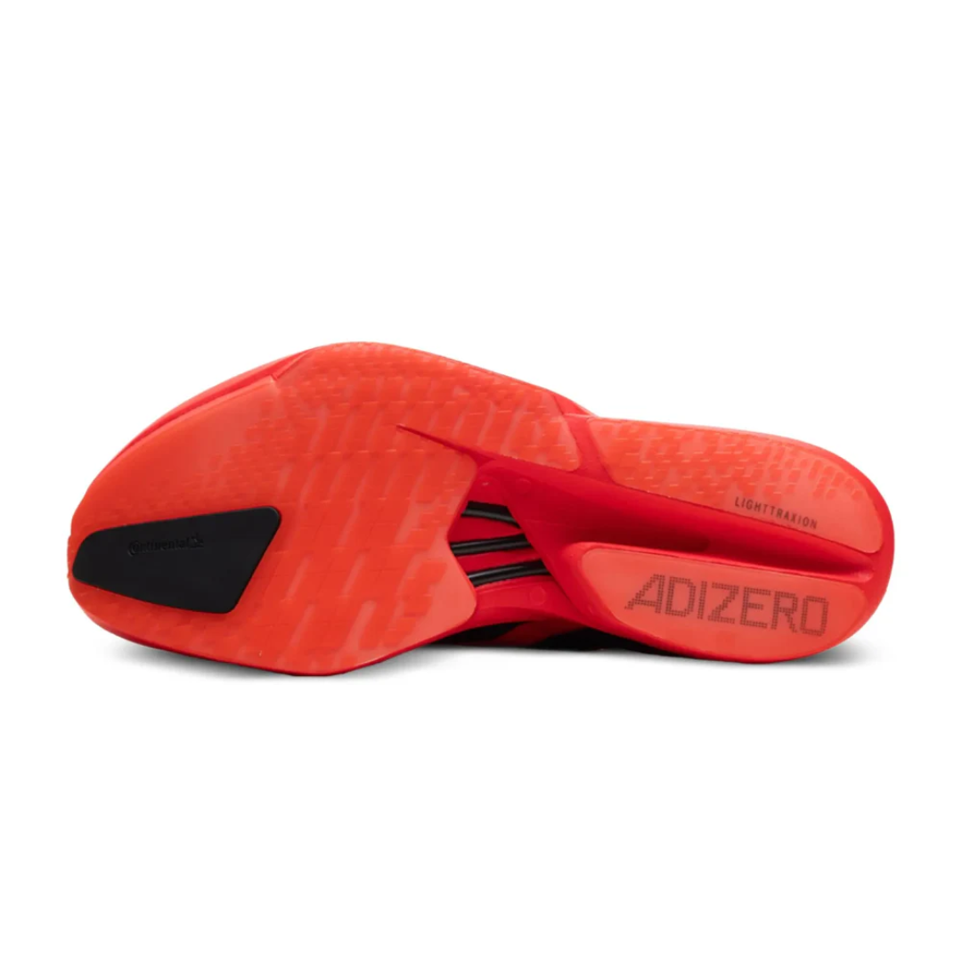 Adidas Adizero Adios Pro 4 M Lucid Red Core Black detail close-up