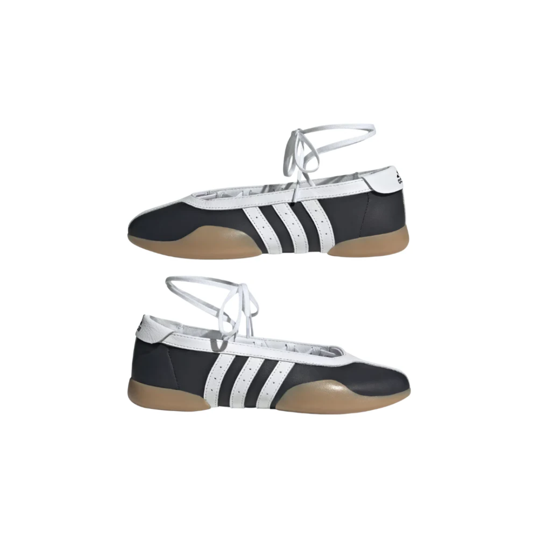 Adidas Chaussure Taekwondo Mei Black White texture macro