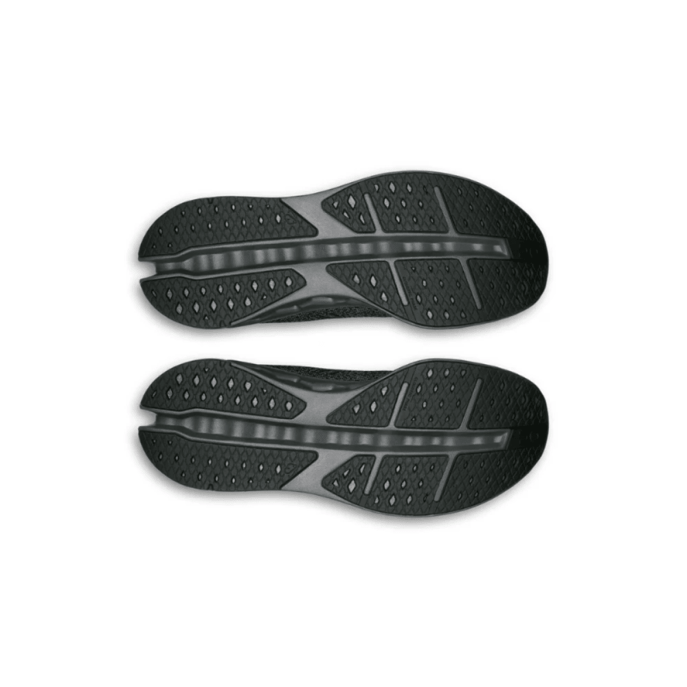 On Cloudsurfer Max Alloy Asphalt heel view