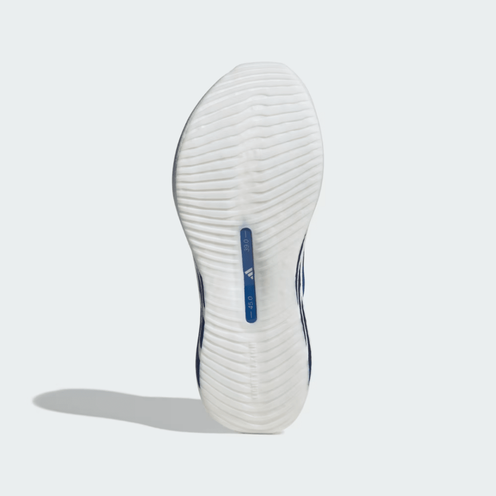 Heel pods on adidas Hyperboost Edge Blue shoes