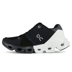 On Cloudflyer 4 Black White on feet Dubai