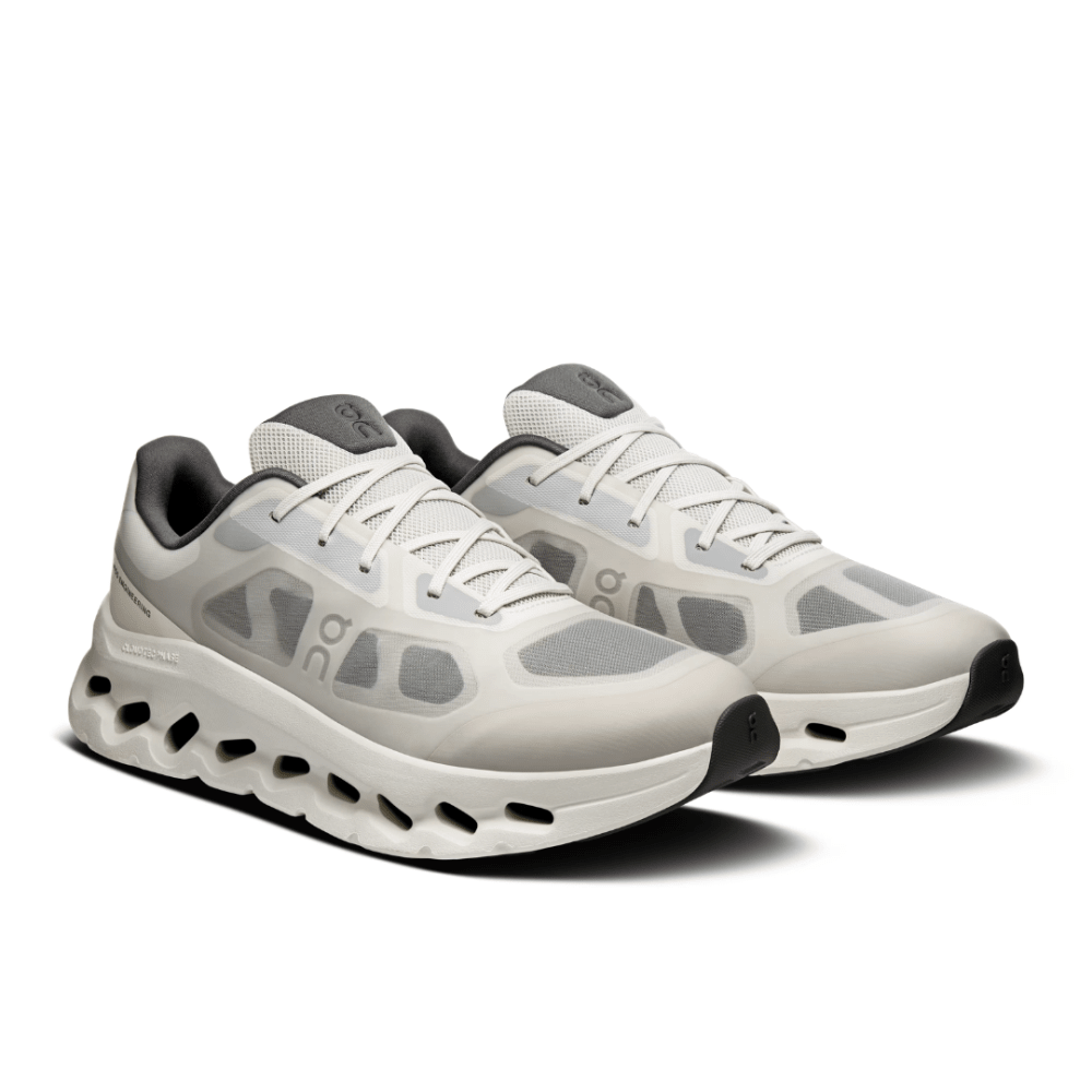 Layered upper and traditional laces of On Cloudtilt Remix