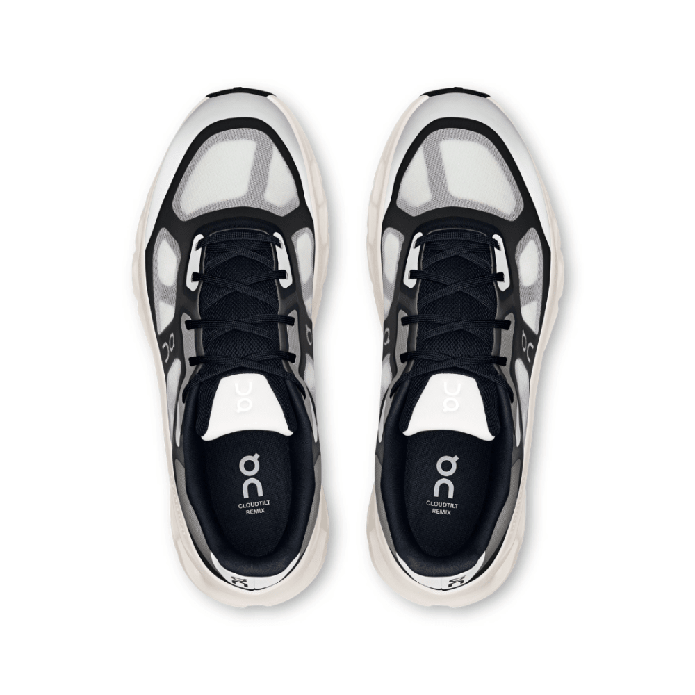 Layered upper and traditional laces of On Cloudtilt Remix