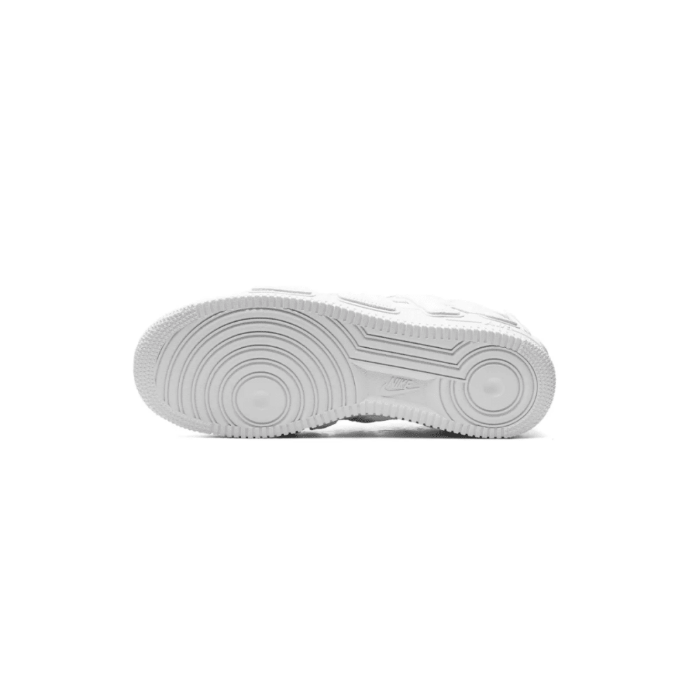 Nike x CPFM Air Force 1 Triple White heel view