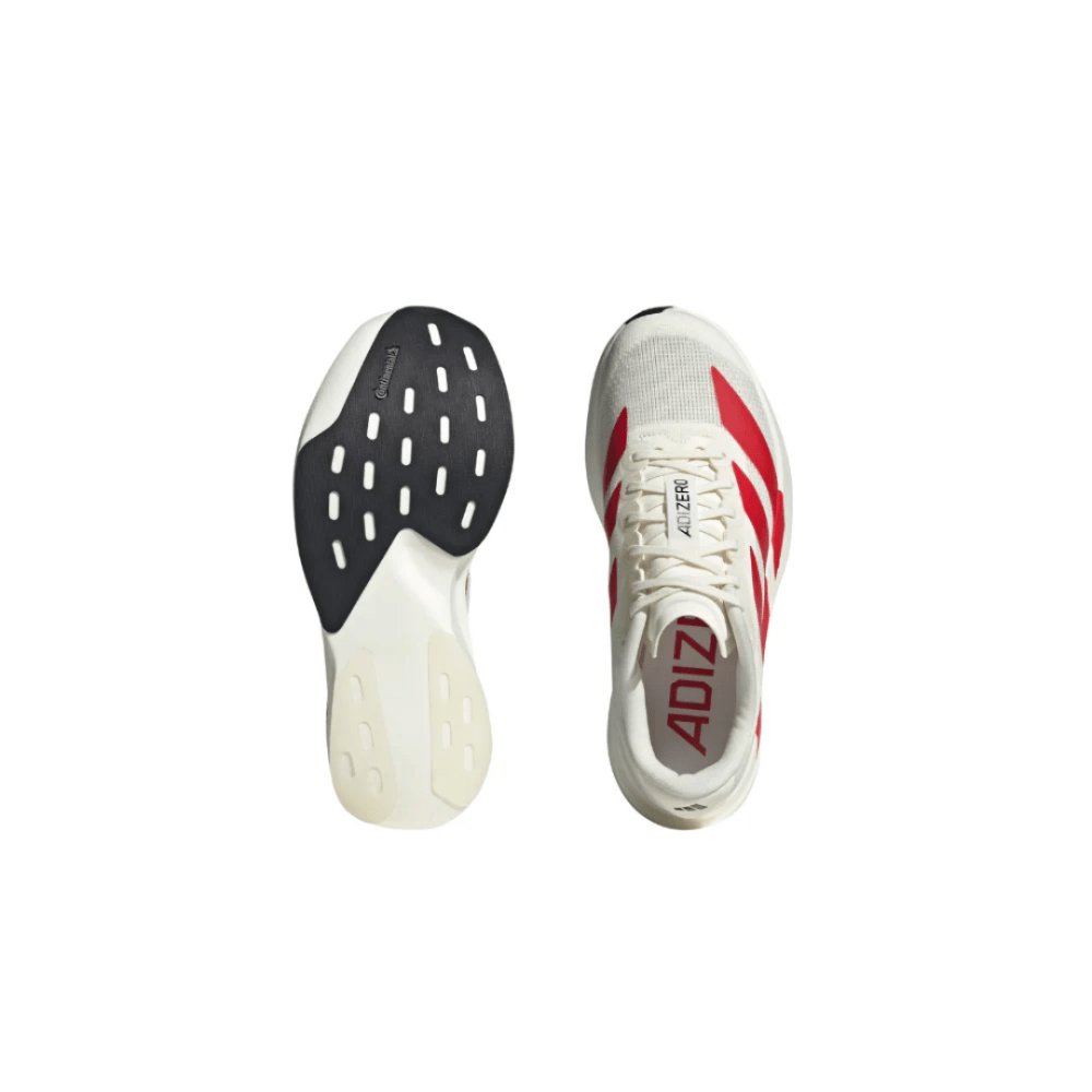 Adidas AdiZero EVO SL "Off White / Better Scarlet / Core Black" - Cloud Treadadidas adizero evo sl dubaiadidas adizero evo sl off white better scarlet core black dubai