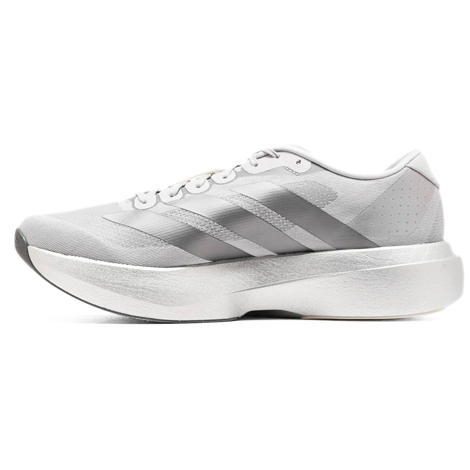 Adidas Adizero EVO SL Silver Metallic – Lightweight Running Sneakers - Cloud Tread
