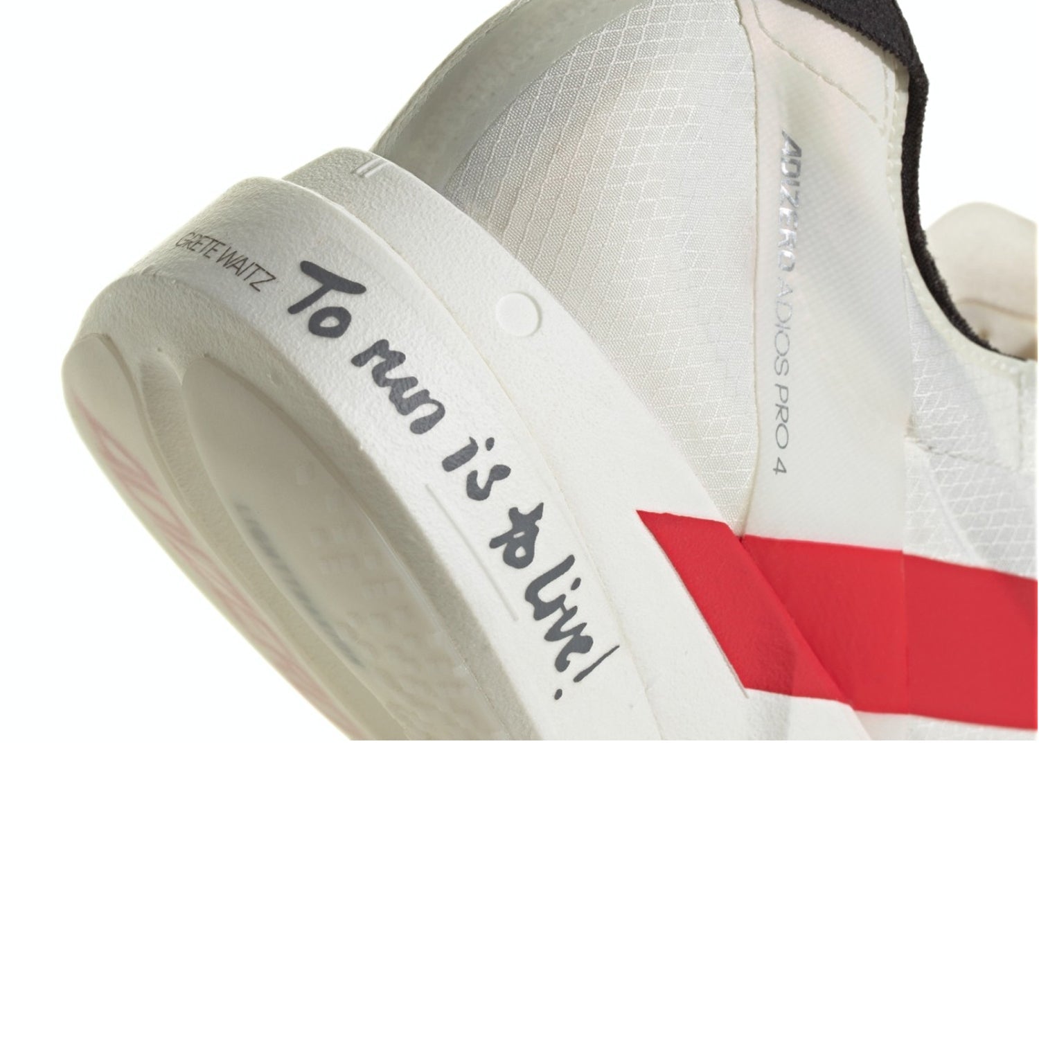 Adidas Adizero EVO SL – Speed - Focused Footwear in Off White & Red - Cloud Tread