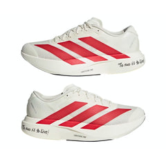 Adidas Adizero EVO SL – Speed - Focused Footwear in Off White & Red - Cloud Tread