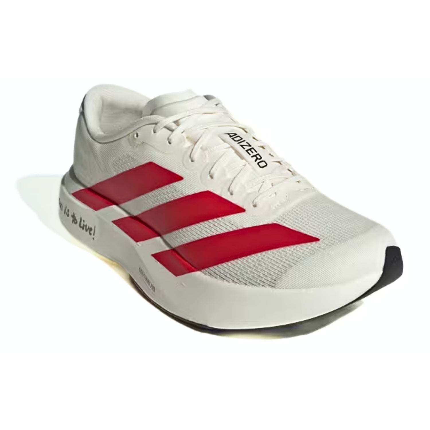 Adidas Adizero EVO SL – Speed - Focused Footwear in Off White & Red - Cloud Tread