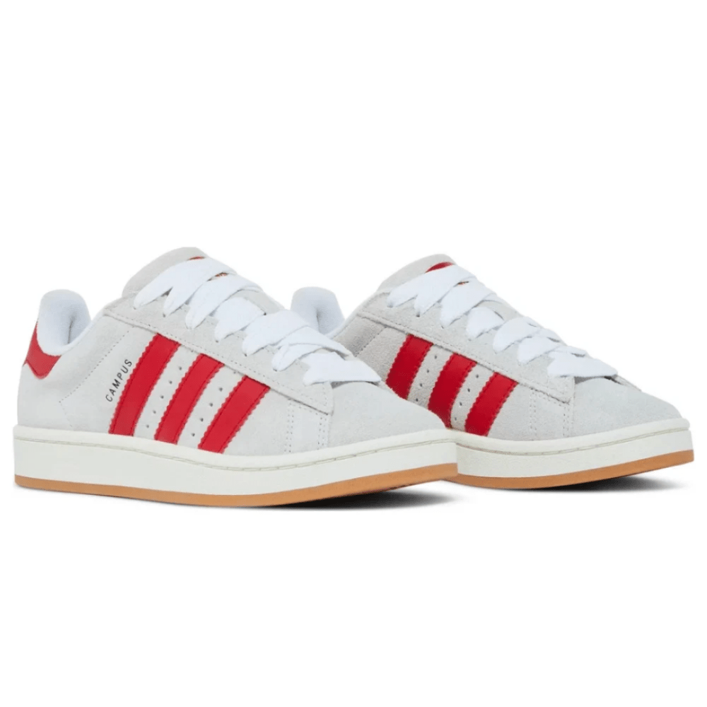Adidas Campus 00s 'Crystal White Scarlet' - Cloud Treadadidas campus 00s crystal white dubaiadidas campus 00s crystal white scarlet