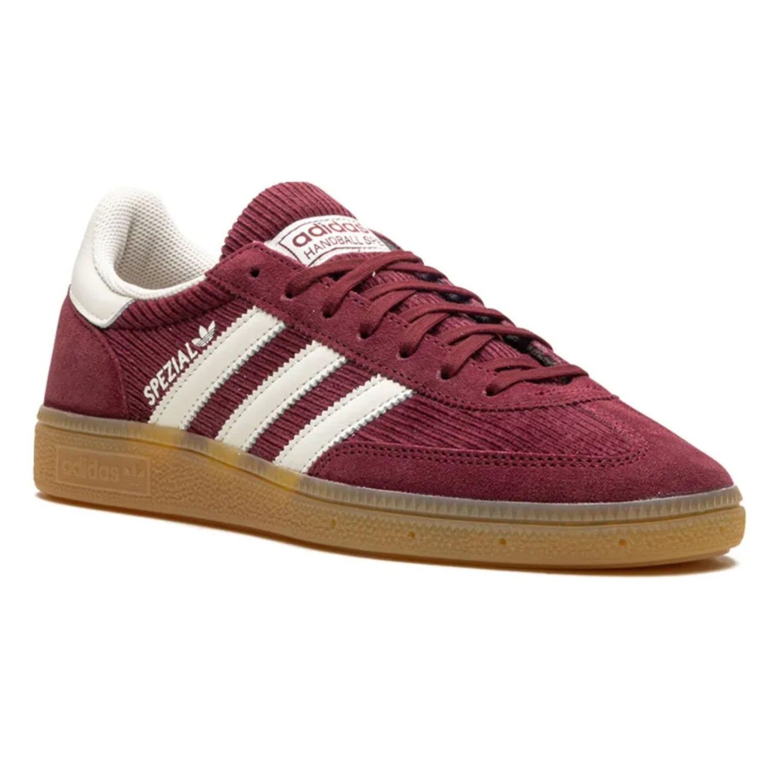 Adidas Handball Spezial Corduroy & Suede Sneakers – Shadow Red - Cloud Tread