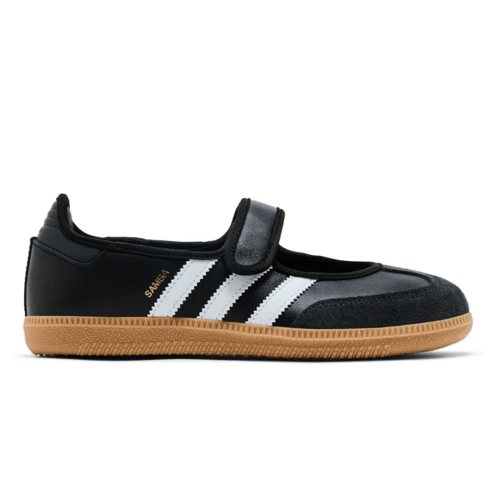 Adidas Samba Jane 'Black White Gum' - Cloud Treadadidas black white gum dubaiadidas lifestyle shoes dubai