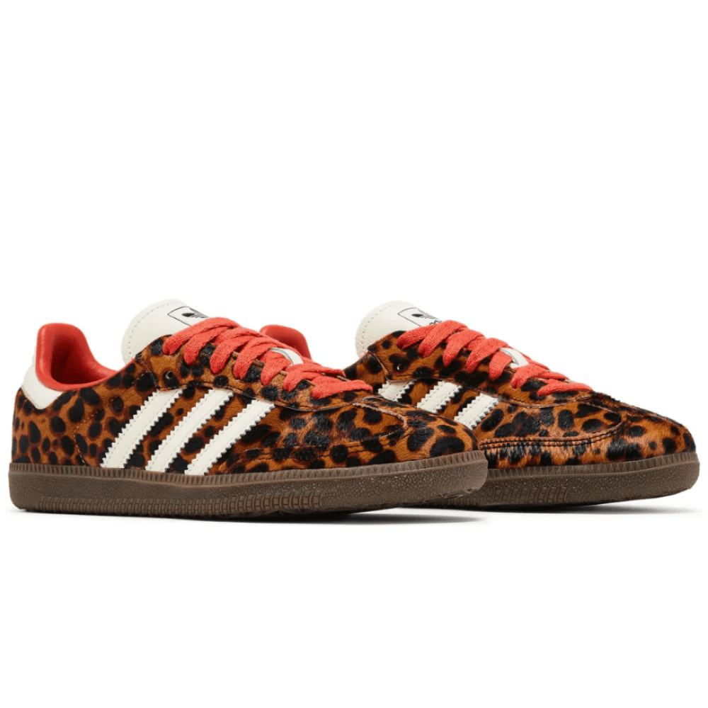 adidas Samba OG 'Cheetah Pack - Preloved Red' - Cloud Treadadidas cheetah pack 2025 uaeadidas samba animal print dubai