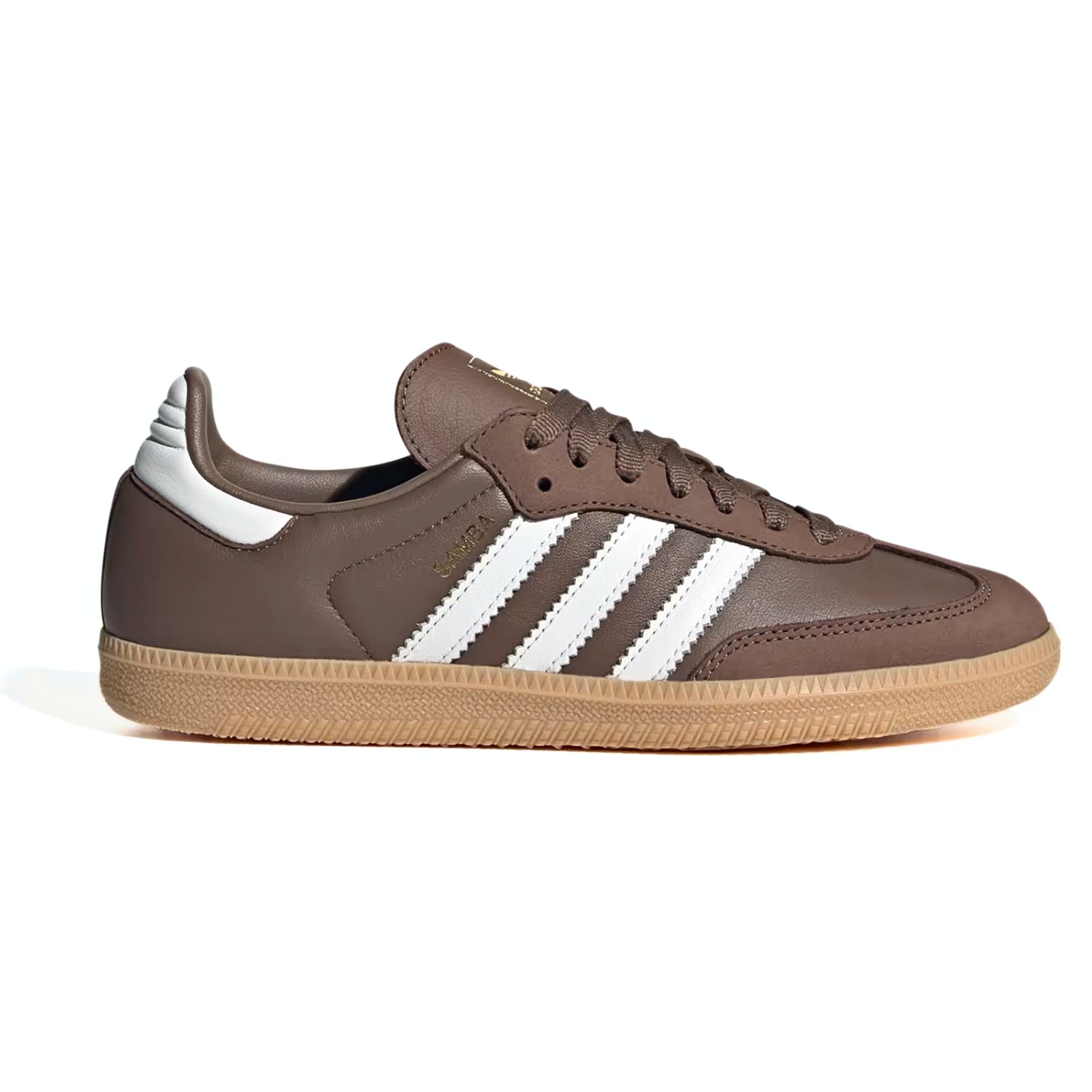 Adidas Samba OG Low - Top Leather Sneakers – White & Gum - Cloud Tread