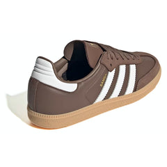 Adidas Samba OG Low - Top Leather Sneakers – White & Gum - Cloud Tread