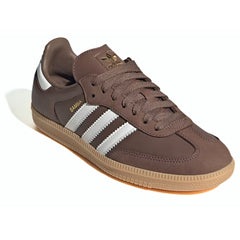 Adidas Samba OG Low - Top Leather Sneakers – White & Gum - Cloud Tread