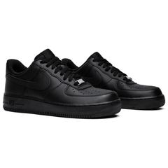 Air Force 1 07 Black heel branding