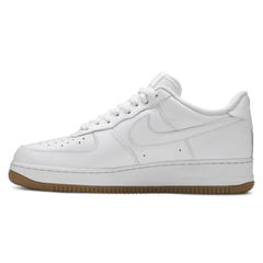 Air Force 1 07 White Gum Light Brown on feet Dubai